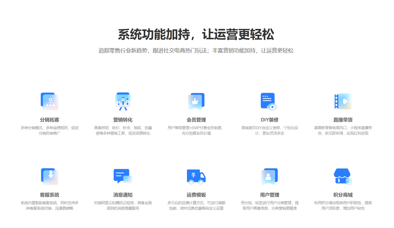 开源商城系统：多功能一站式解决方案