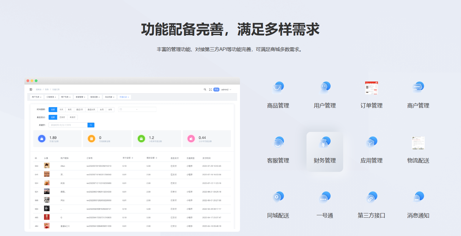 多商户商城系统：多功能一站式解决方案